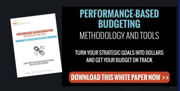 performance-based budgeting, outcome budgeting, priority-based budgeting, white paper, Neubrain